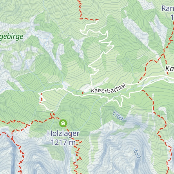 Map of Griesner Alm