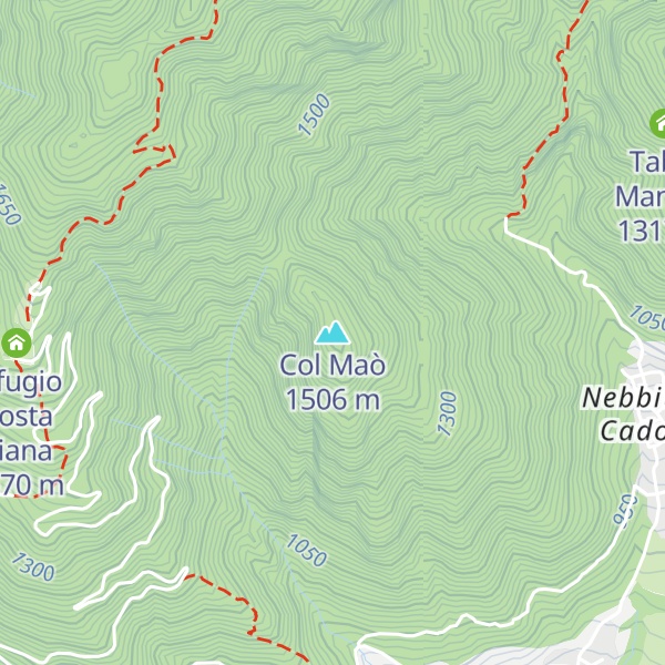 Map of Col Maò