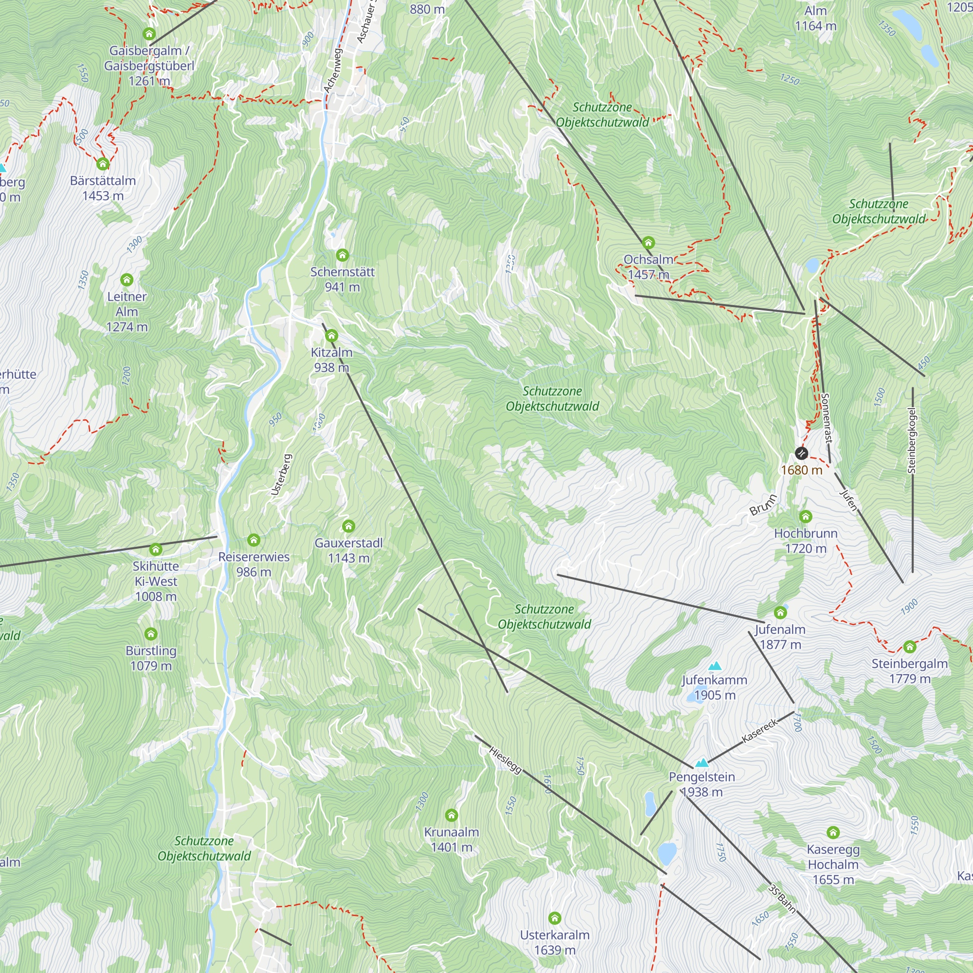 Haringeralm map