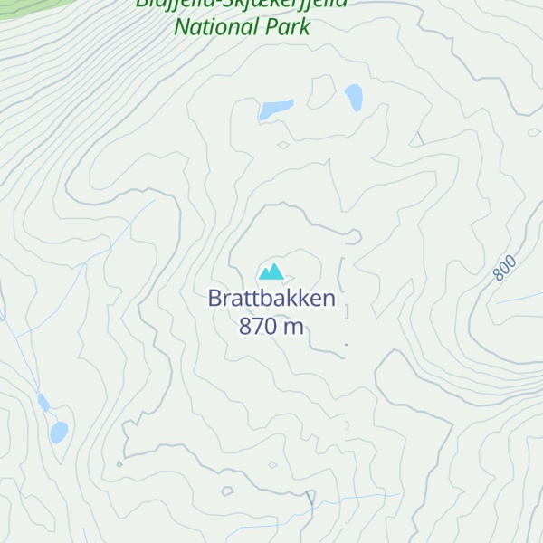 Map of Brattbakken