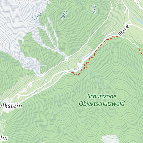 Map of Alpenpension Gasthof Bad Kalkstein
