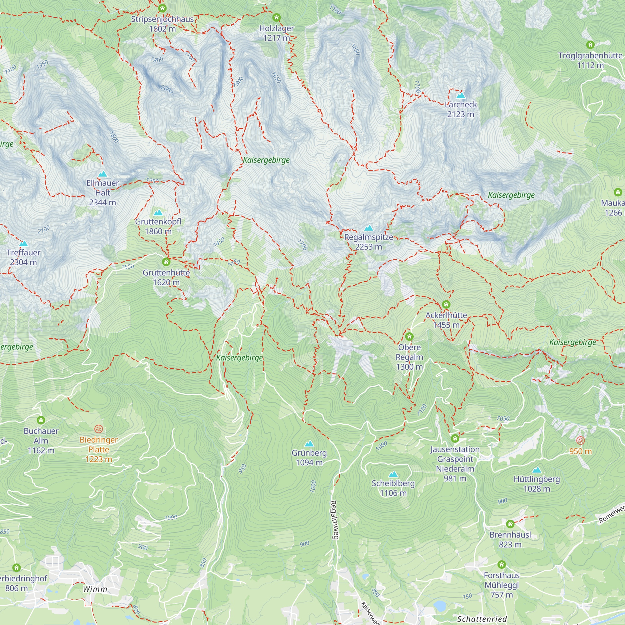 Freiberghütte map