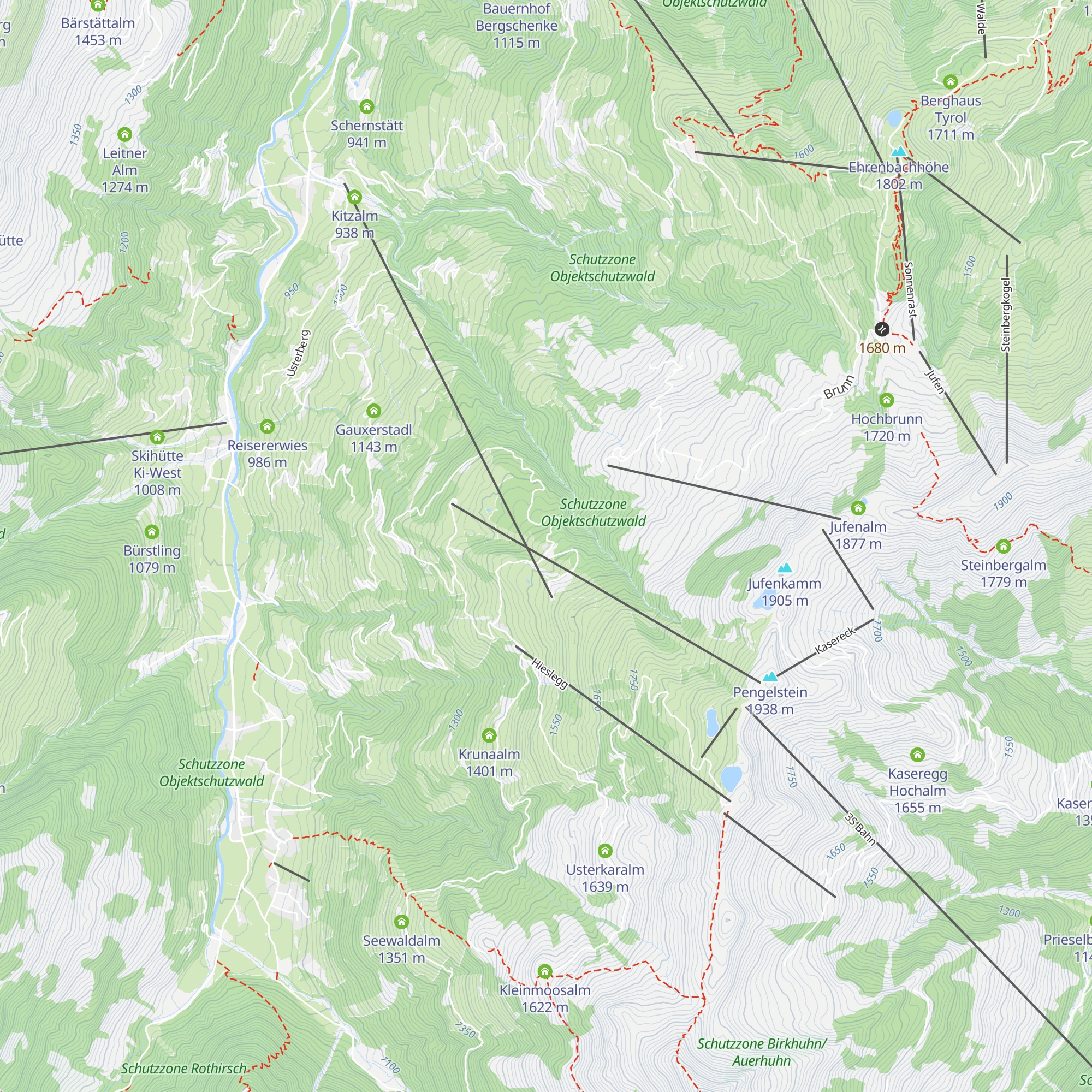 Kälberwaldalm map