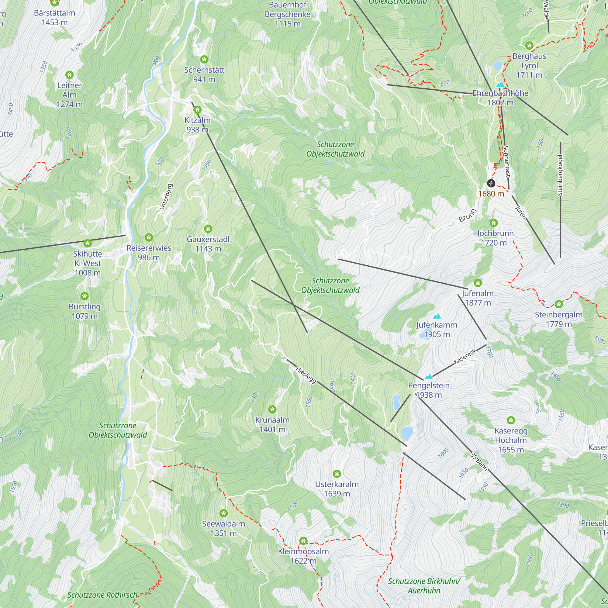 Kälberwaldalm map