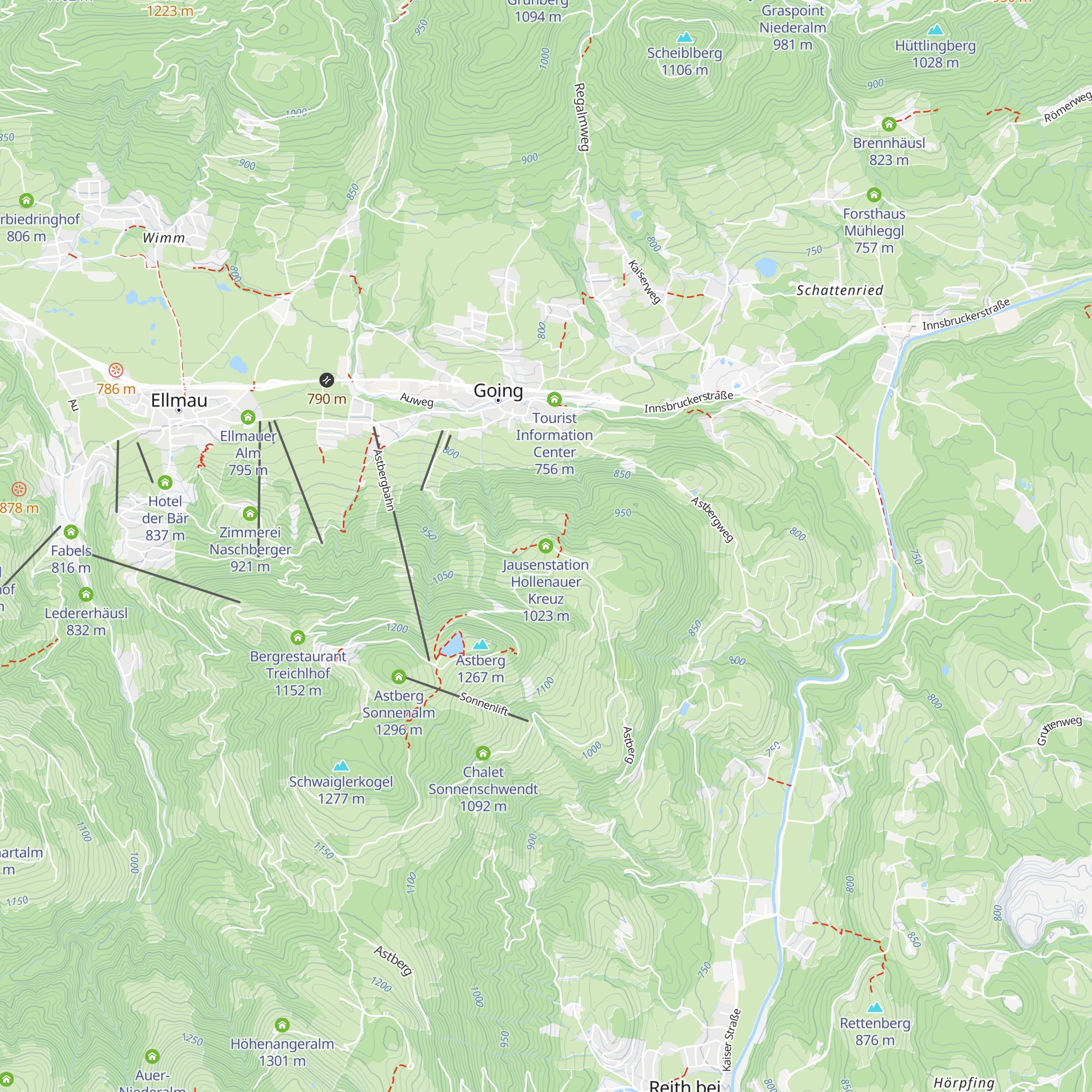 Jausenstation Hollenauer Kreuz map
