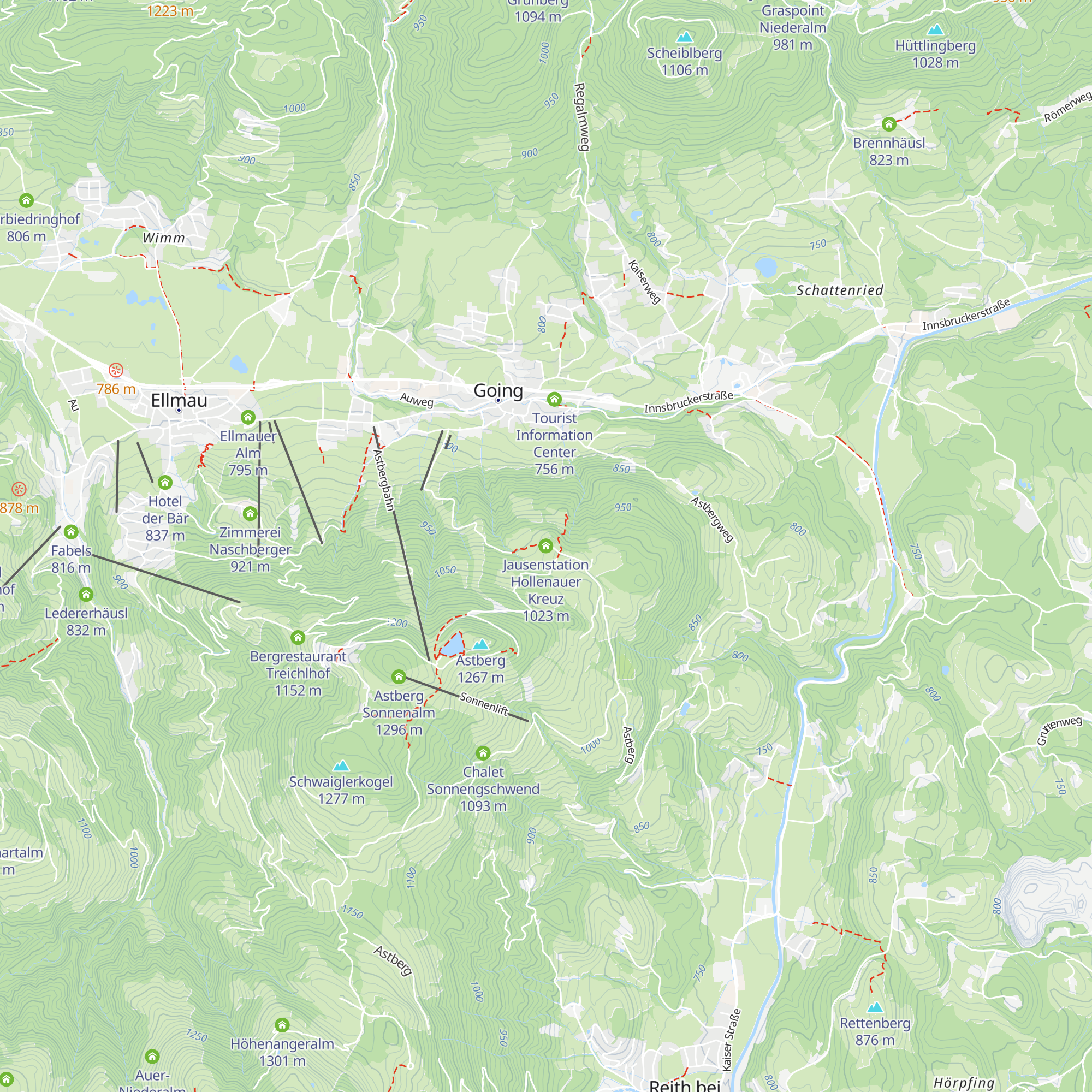Jausenstation Hollenauer Kreuz map