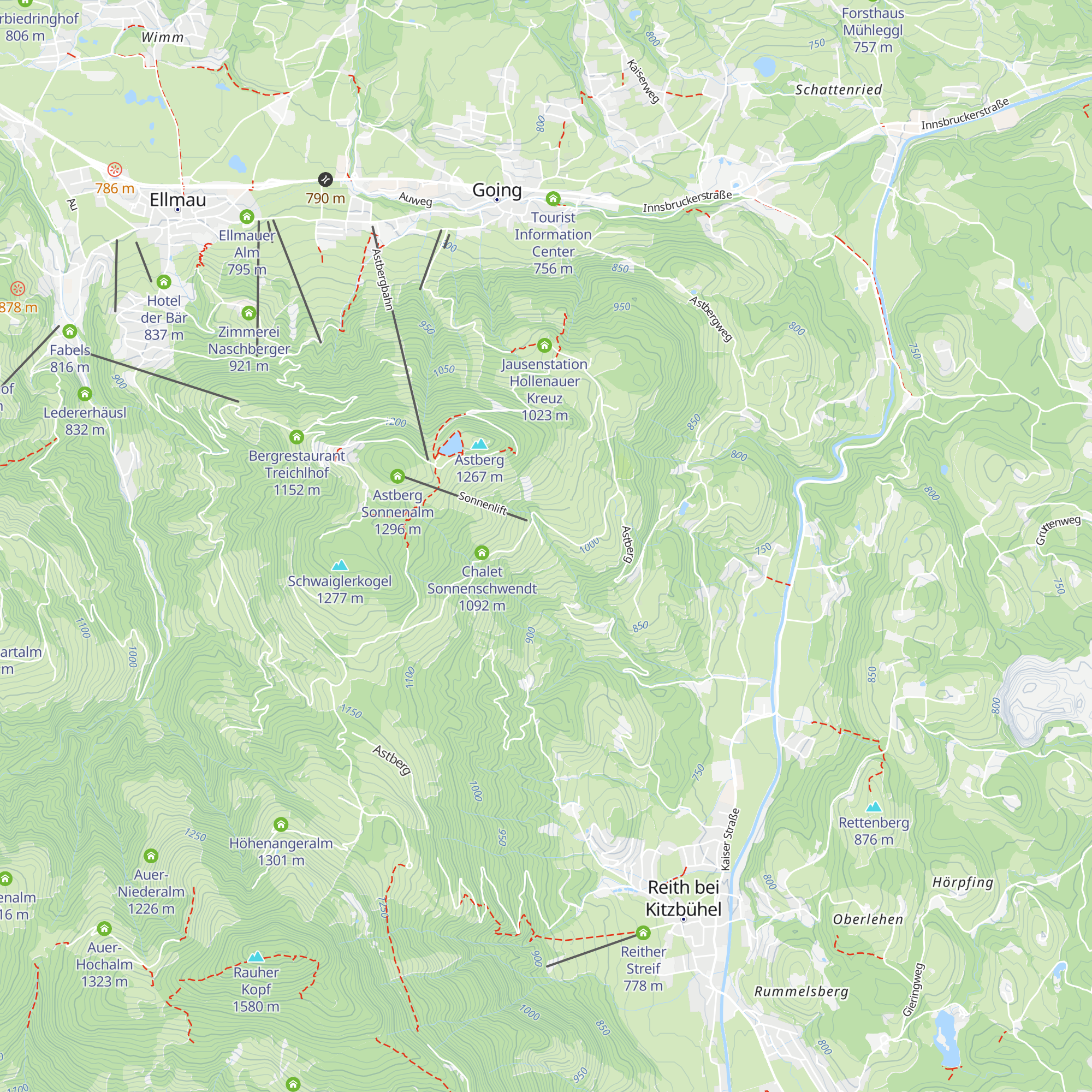 Chalet Alpenblick map