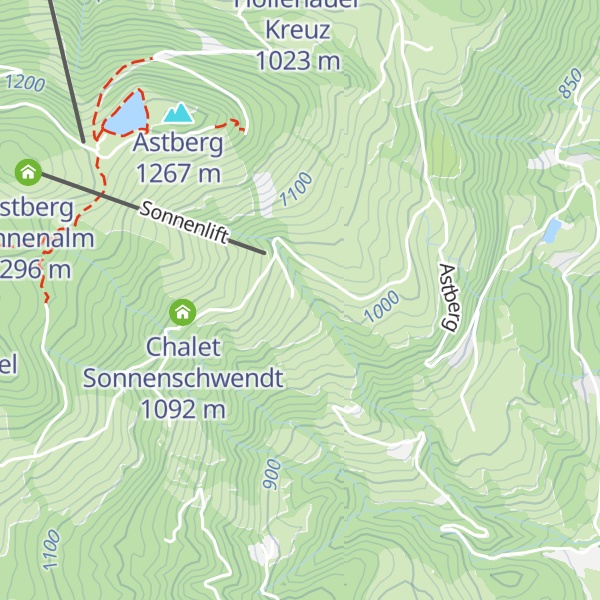 Map of Chalet Alpenblick
