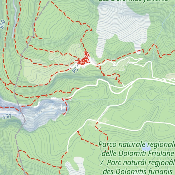 Map of Punto informativo diga del Vajont