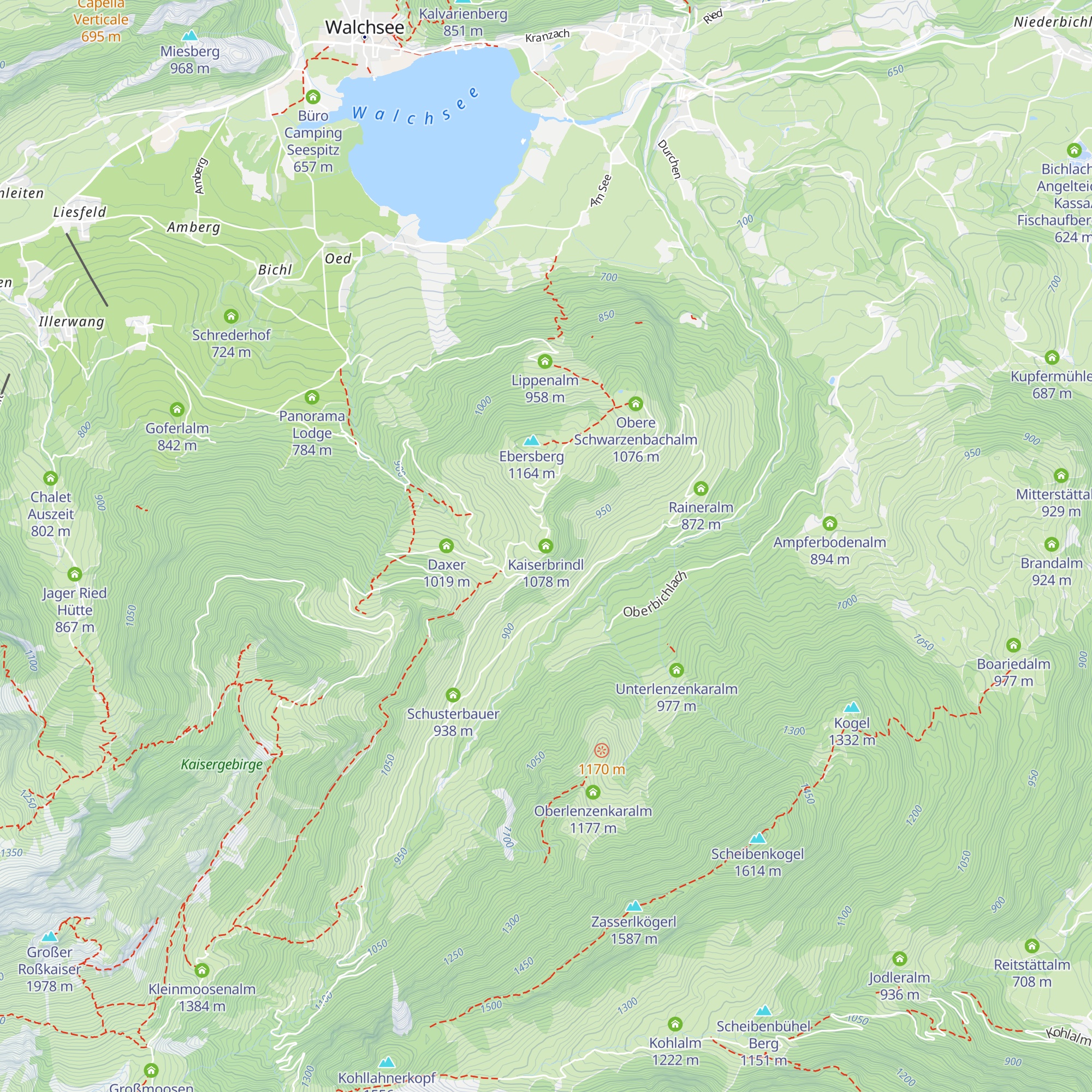 Kaiserbrindl map