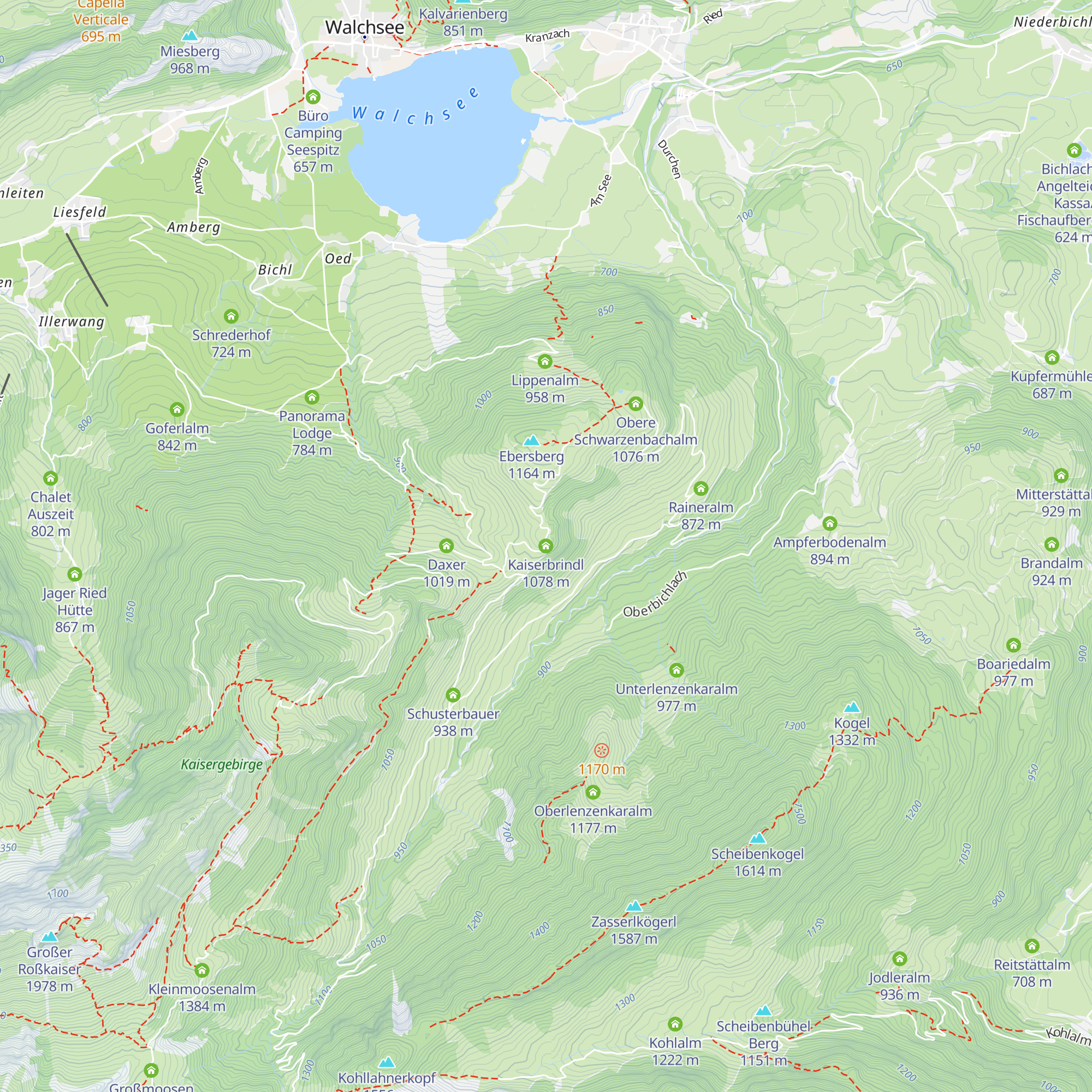Kaiserbrindl map
