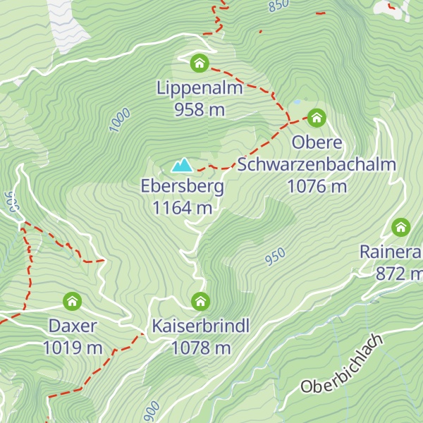 Map of Bergeralm