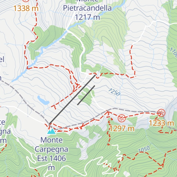 Map of Rifugio dell'Eremo