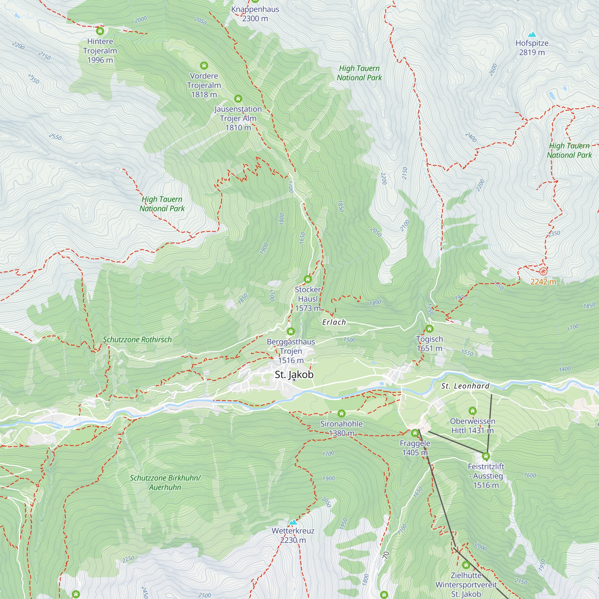 Schmieds Moos map