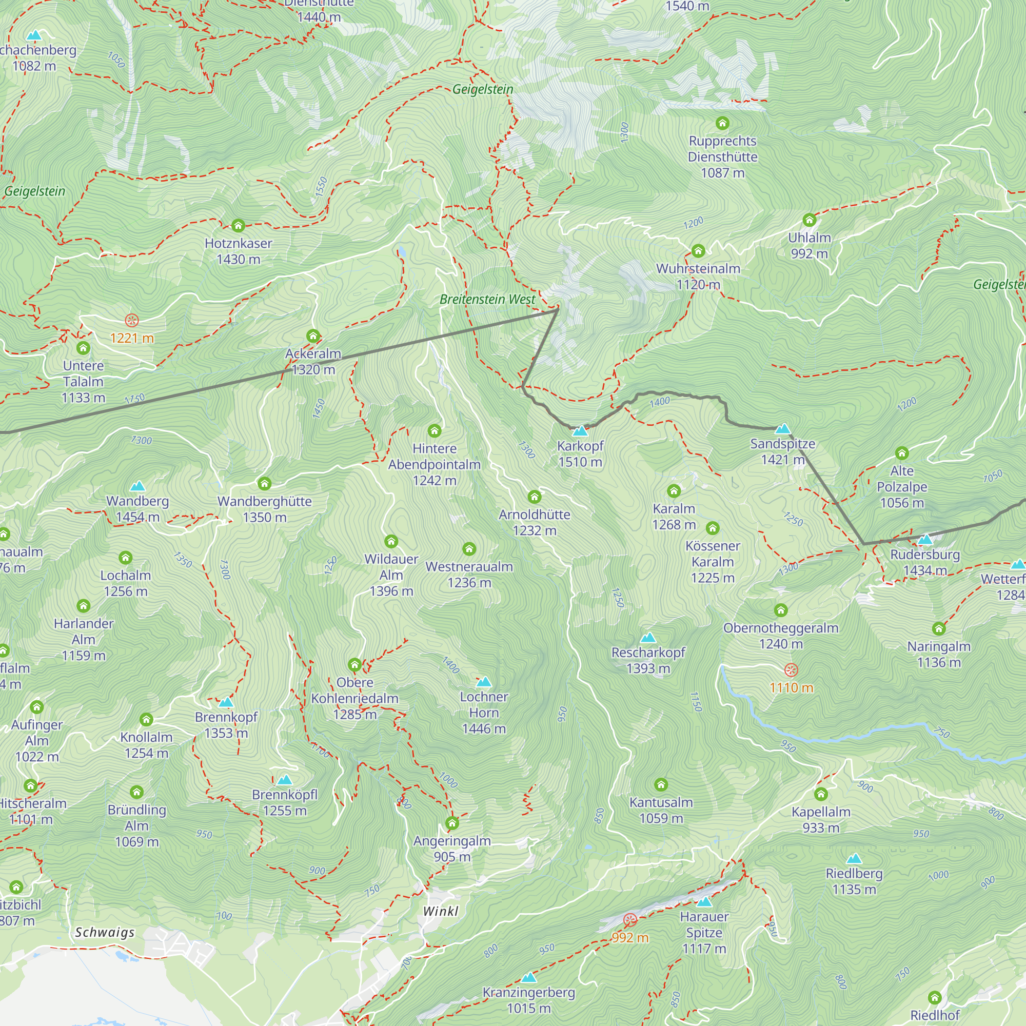 Knoll map