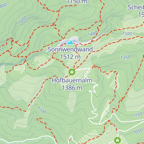 Map of Hofbauernalm