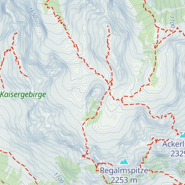 Map of Kleinkaiser
