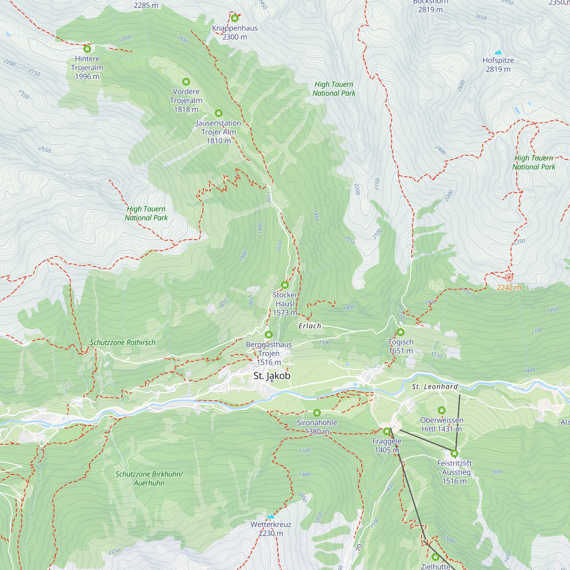 Stocker Häusl map