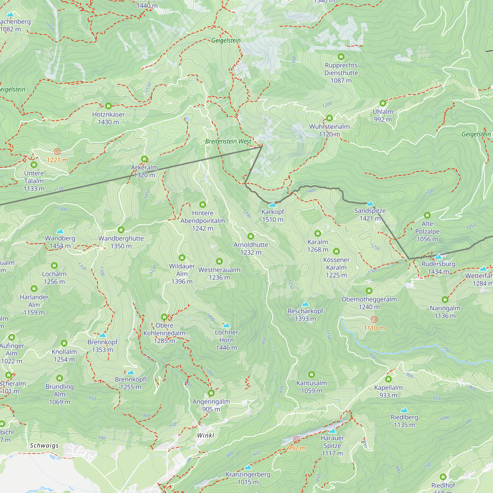 Postbauer map