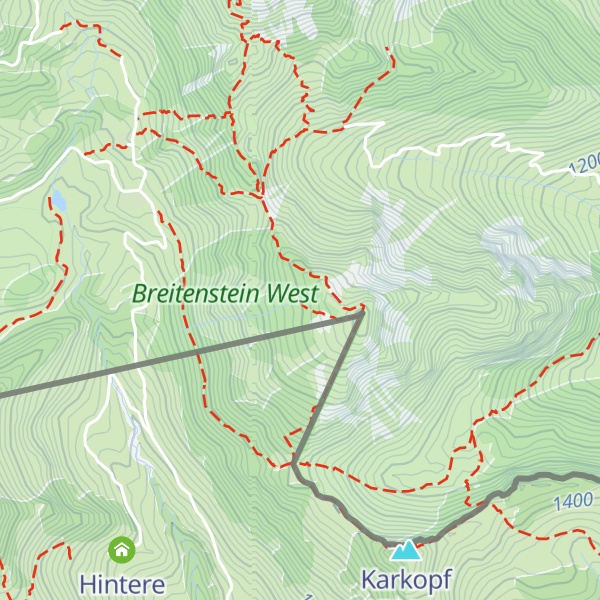 Map of Bergwachthütte