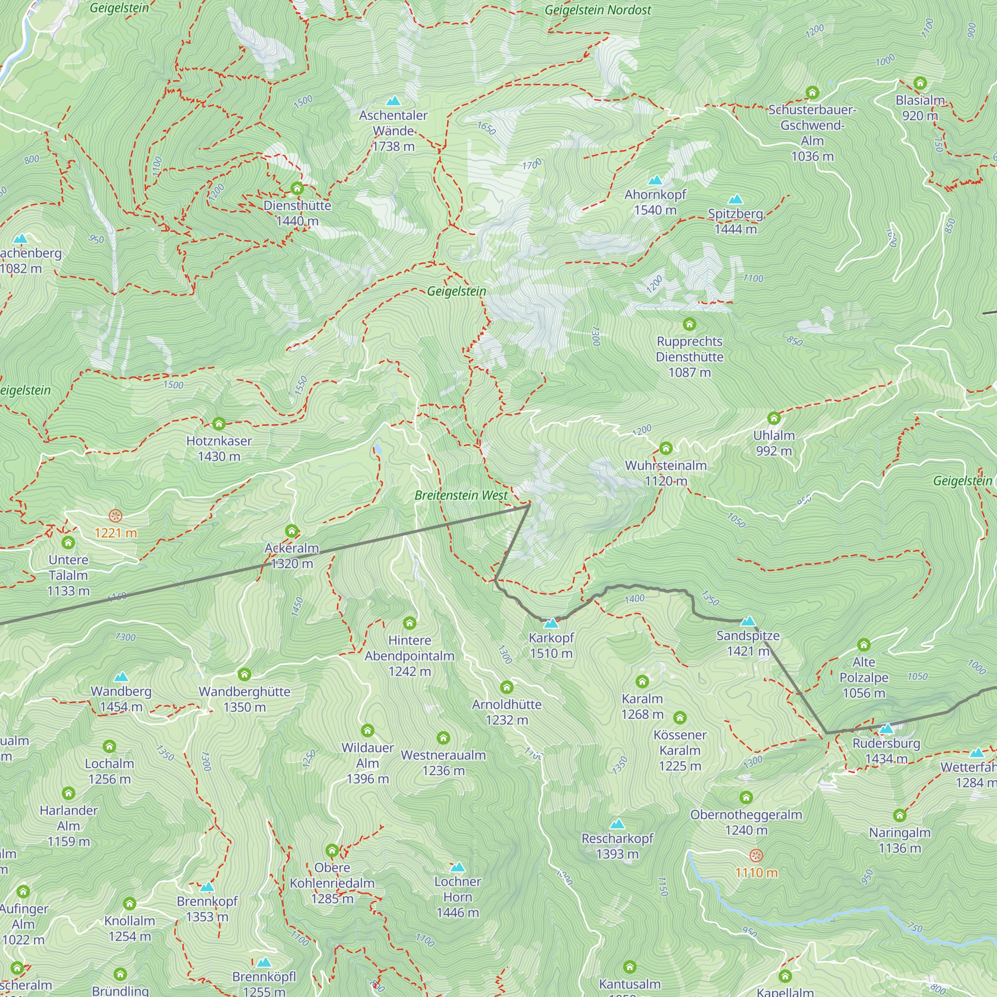 Bergwachthütte map