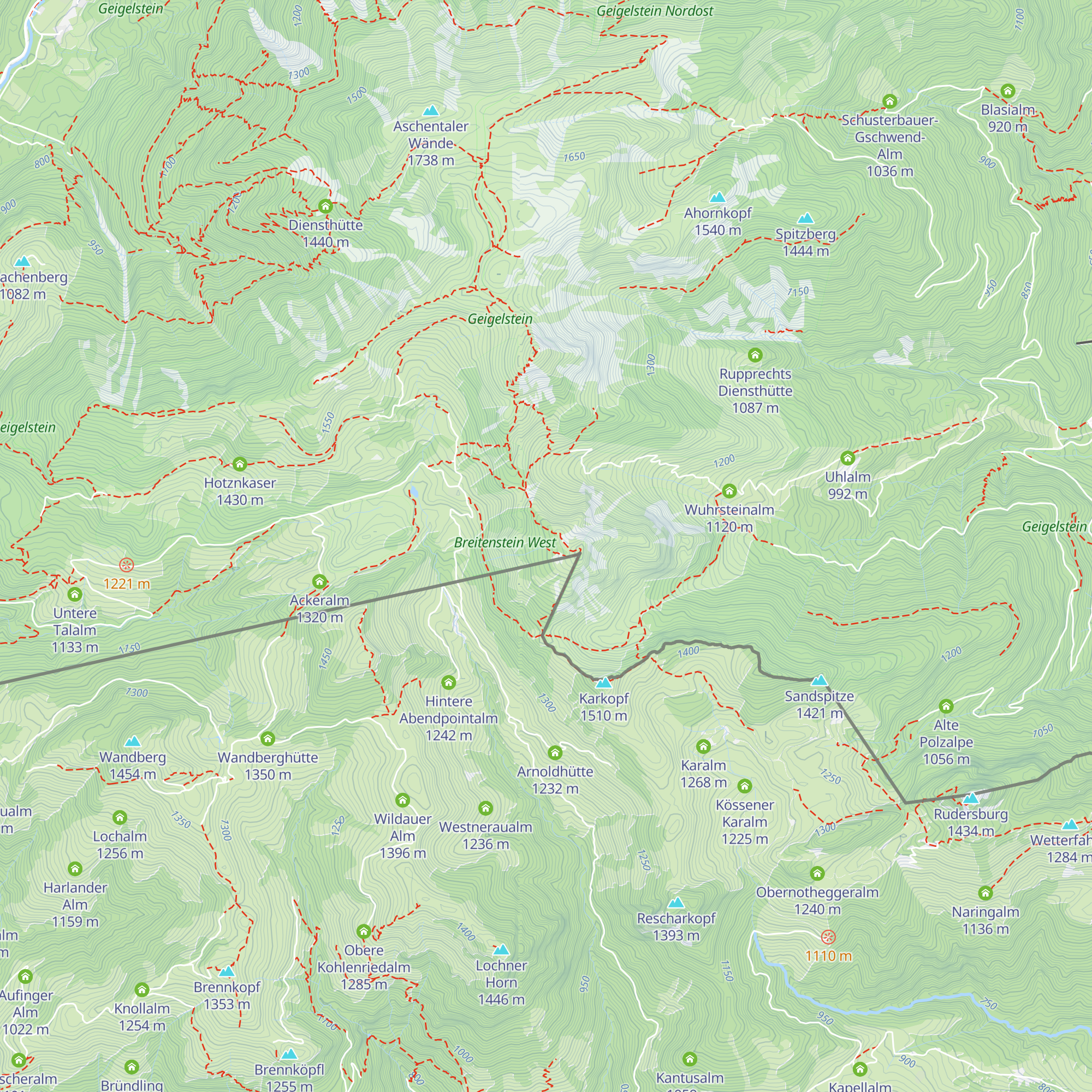 Bergwachthütte map