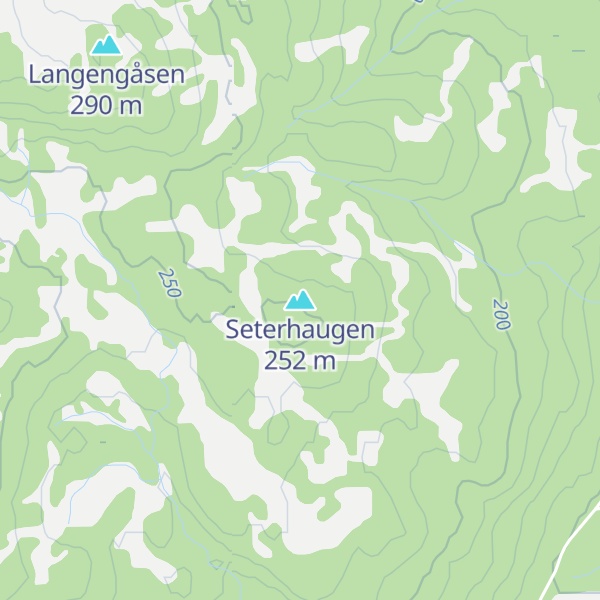 Map of Seterhaugen