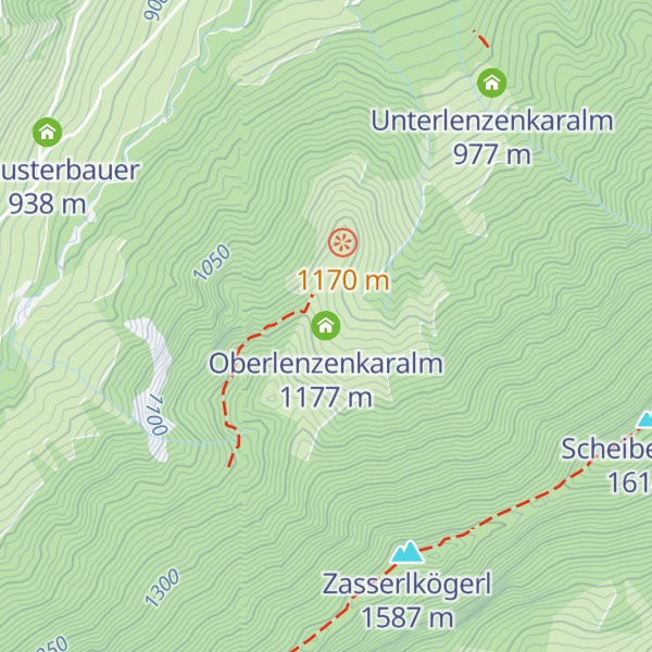 Map of Oberlenzenkaralm