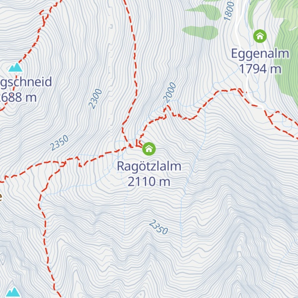 Map of Ragötzlalm