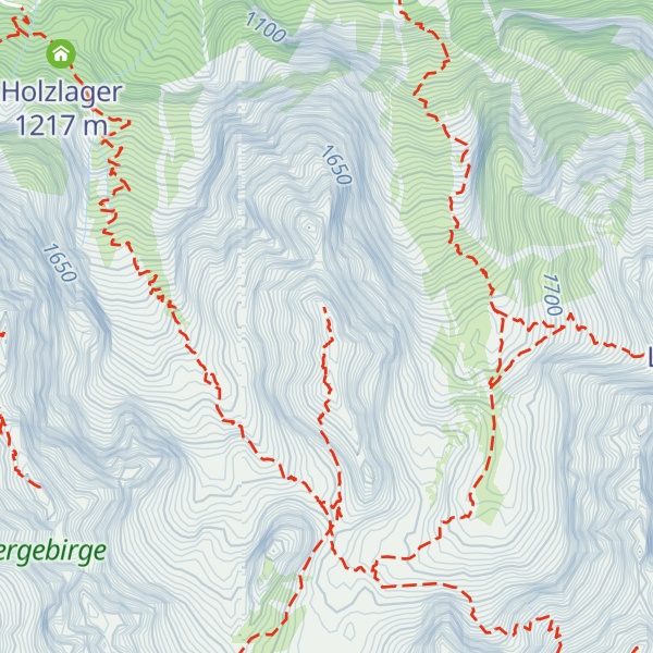 Map of Mitterkaiser (Hauptgipfel)