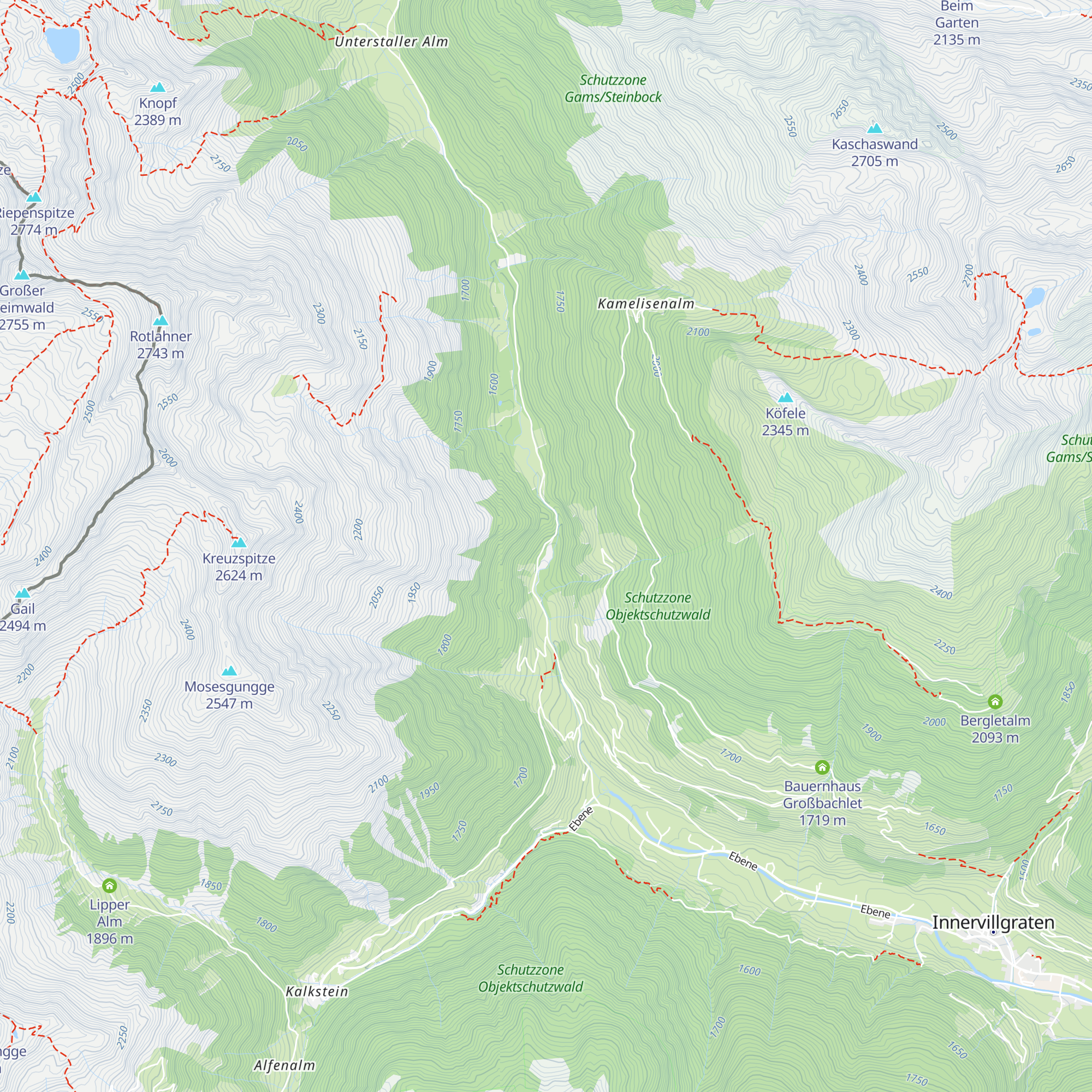 Almhütte Riepenkammer map