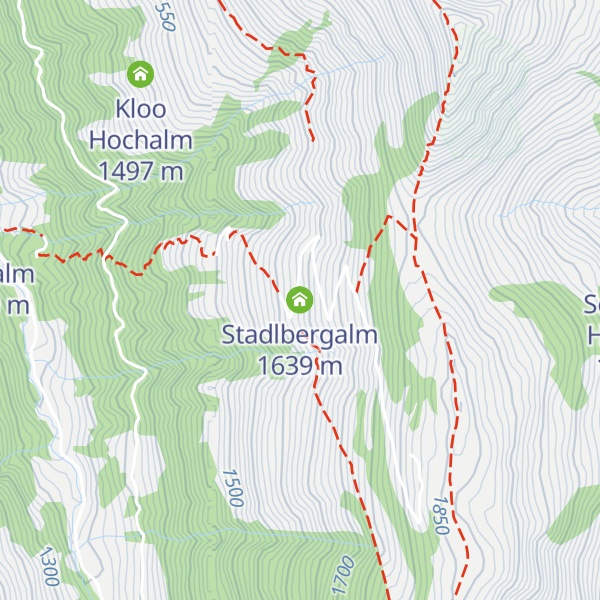 Map of Stadlbergalm