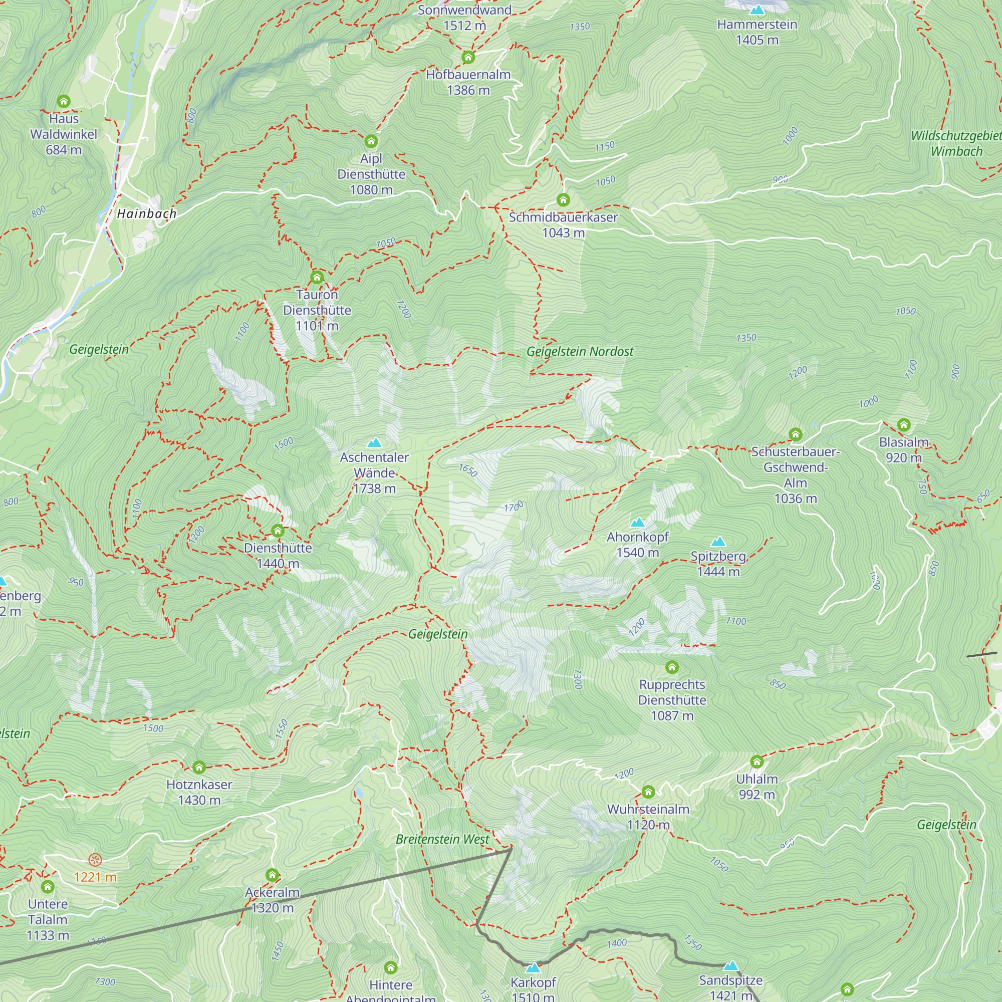 Rossalm map