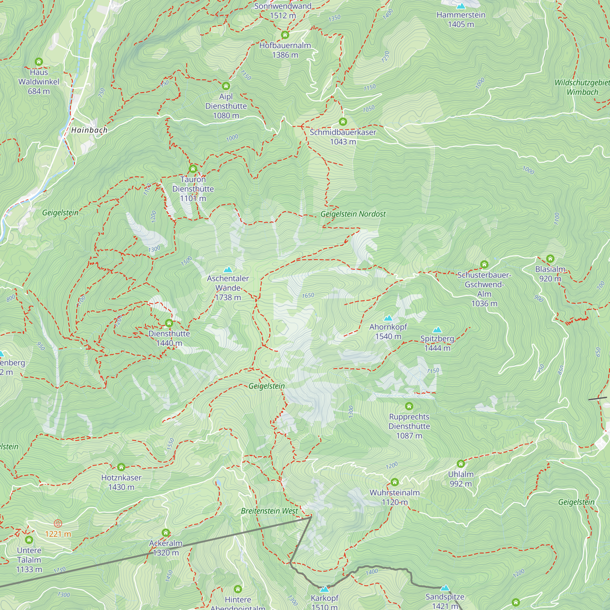 Rossalm map