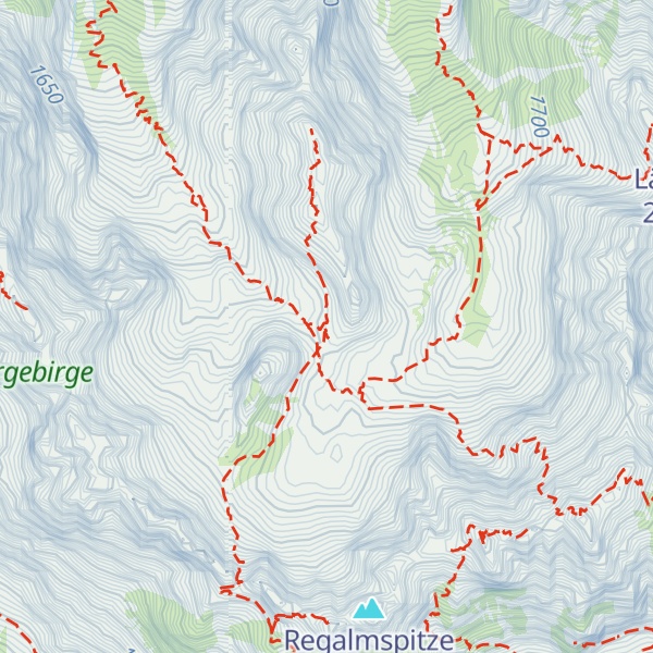 Map of Fritz-Pflaum-Hütte
