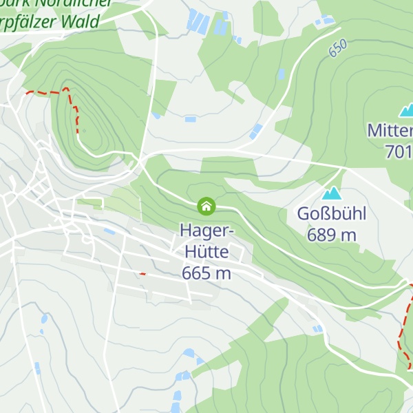 Map of Hager-Hütte