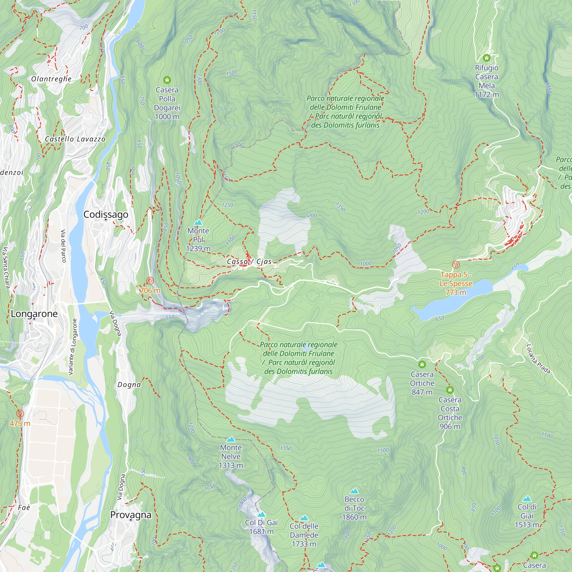 La Roccia map