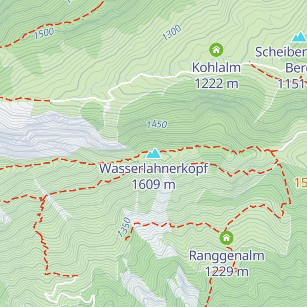 Map of Wasserlahnerkopf