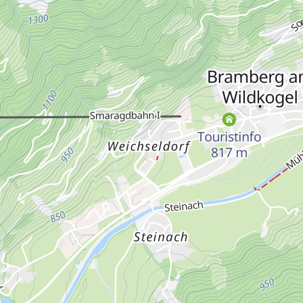 Map of Rechenmacherhütte