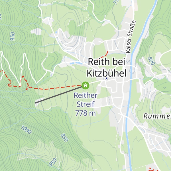 Map of Reither Streif