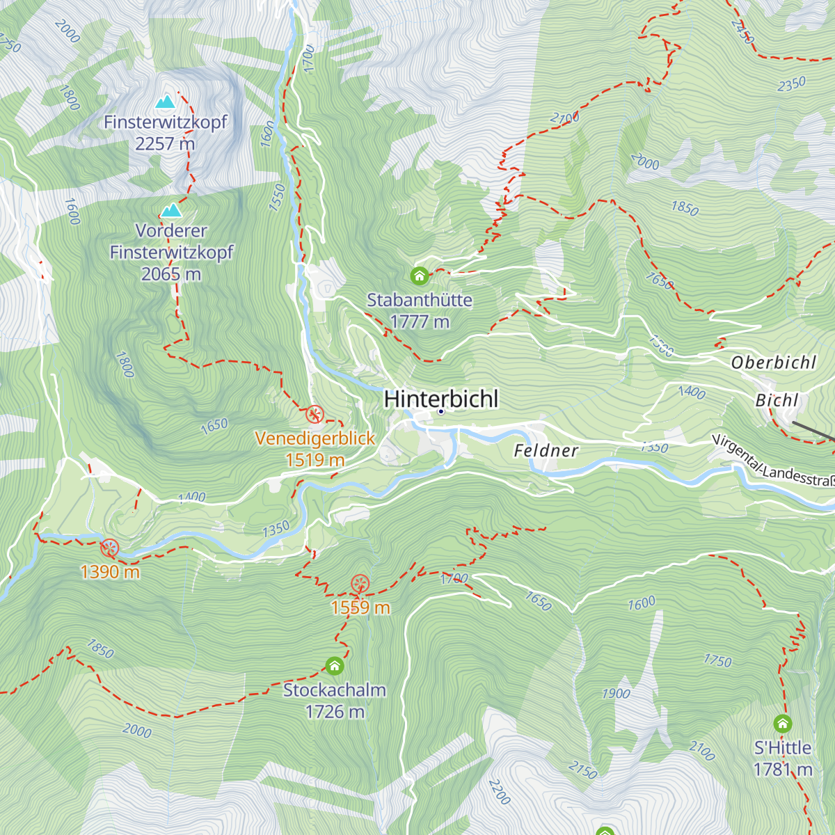 Gasthof Islitzer map