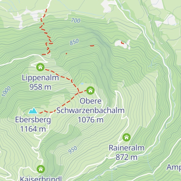 Map of Obere Schwarzenbachalm
