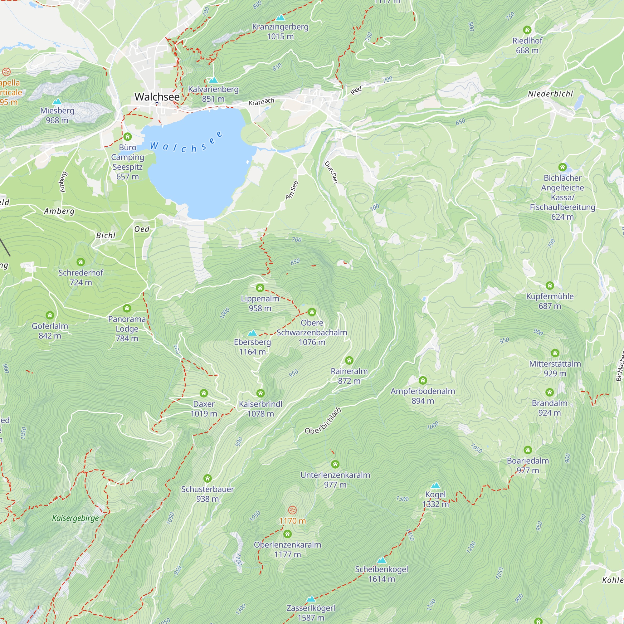 Obere Schwarzenbachalm map