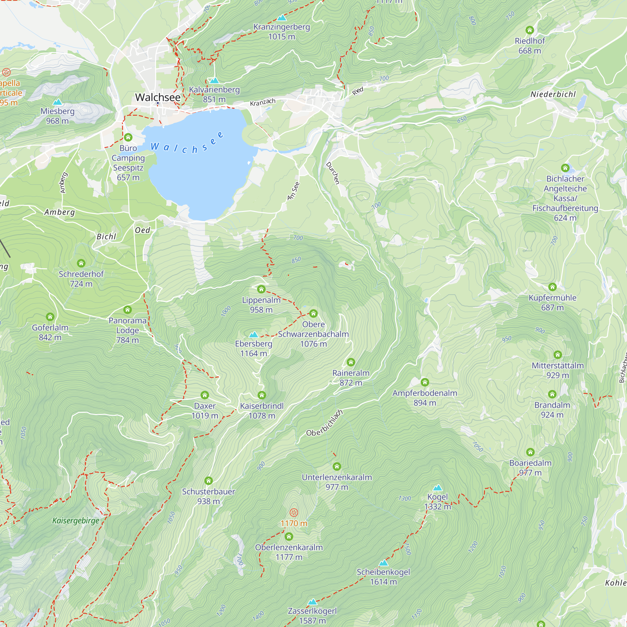 Obere Schwarzenbachalm map
