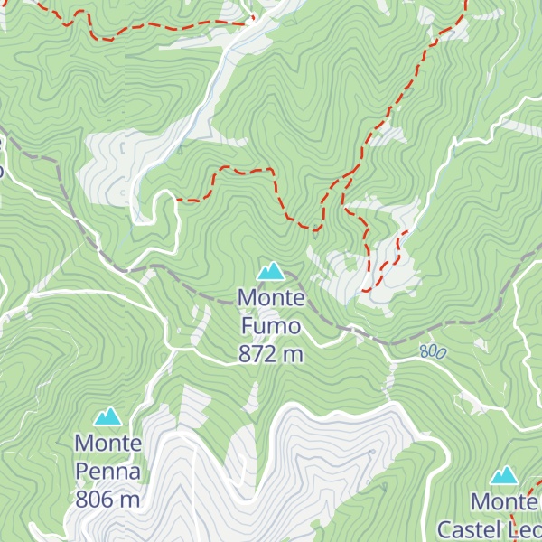Map of Monte Fumo