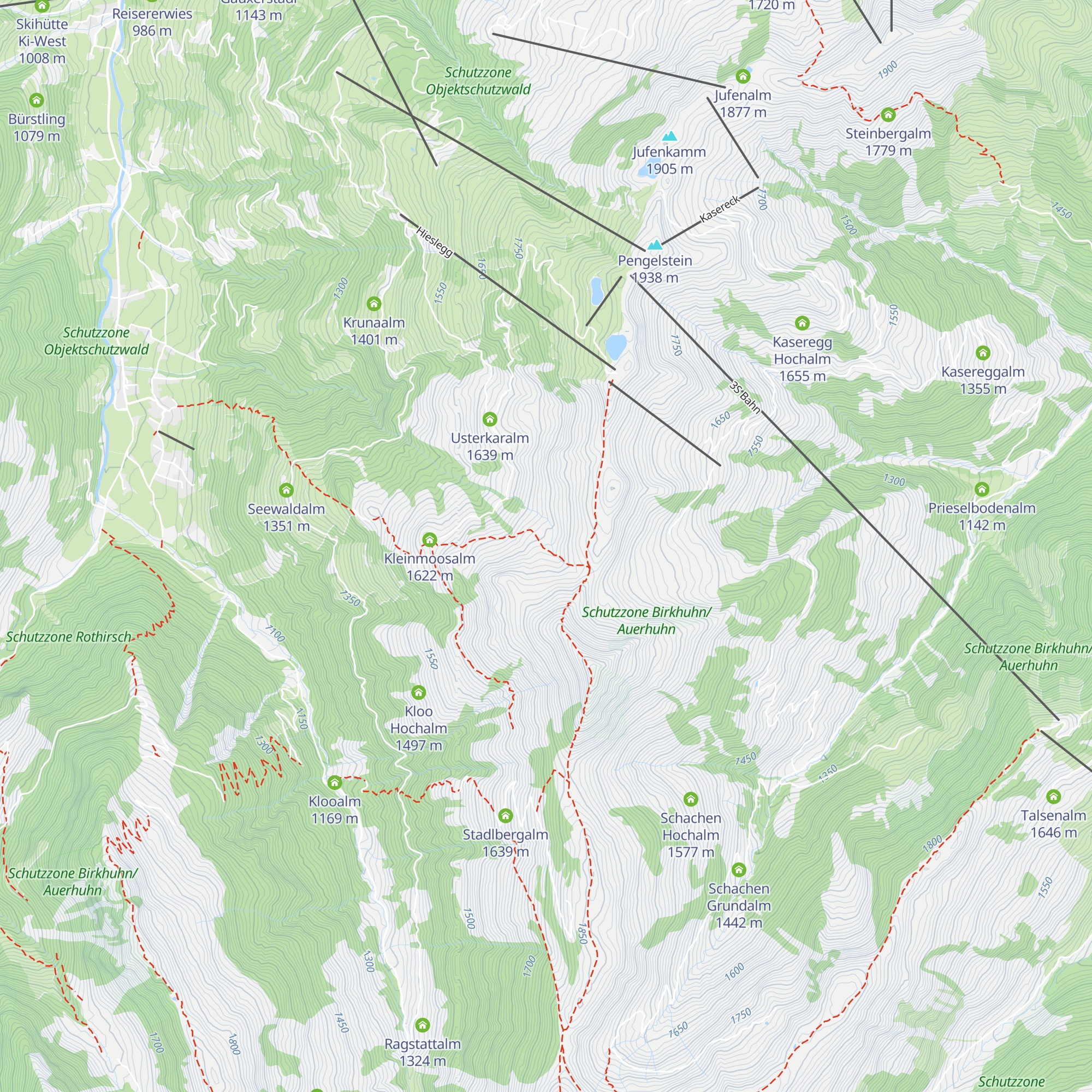 Obere Kleinmoosalm (verf.) map