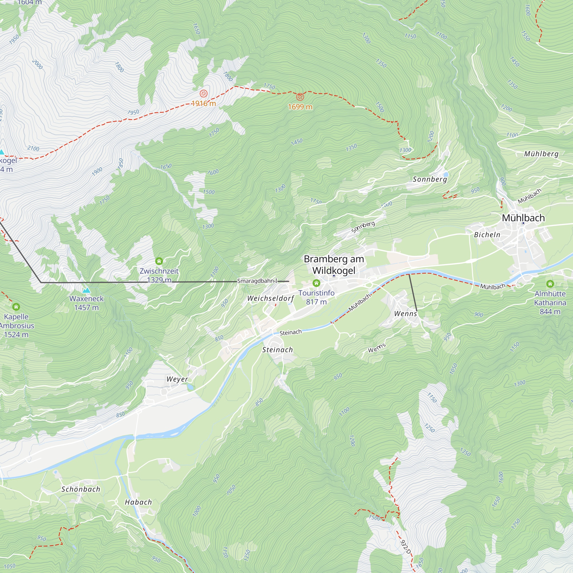 Bergschmied map