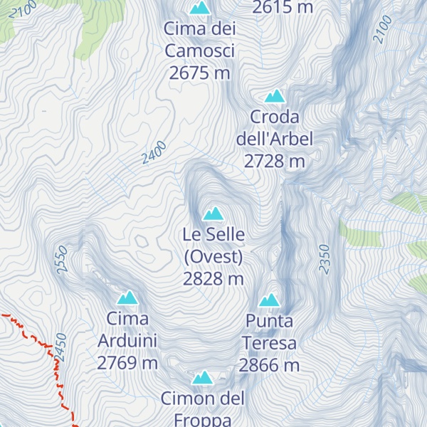 Map of Le Selle (Ovest)