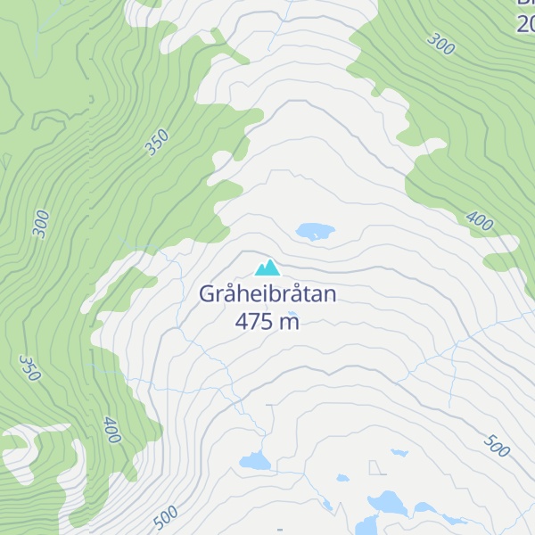Map of Gråheibråtan