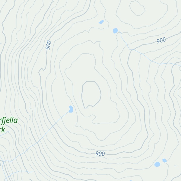 Map of Tverrvola